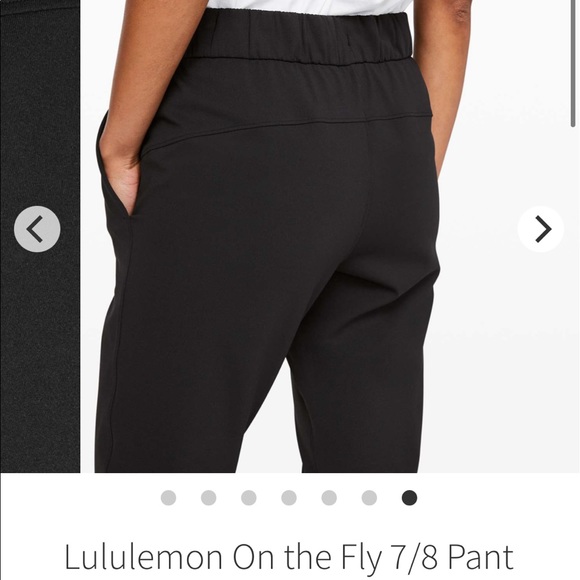 Lululemon Athletica Black on the fly woven Pants - Picture 10 of 11